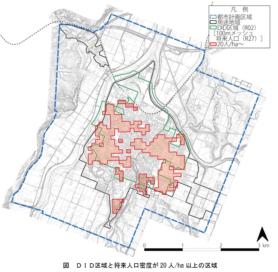 人口密度分布図