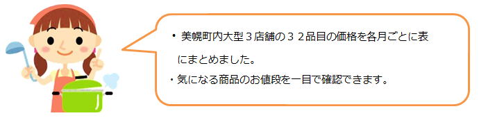 1.美幌町大型3店舗の価格動向の画像