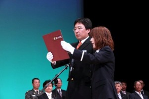 美幌消防団員による誓いの言葉2