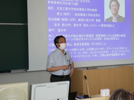 亀田教授による講義の画像