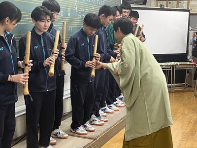 尺八の授業の画像2