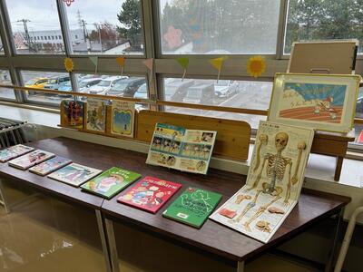 思わず本を手に取りたくなる工夫がありました。（図書室企画展示）の画像３
