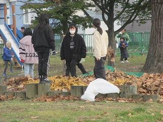 落ち葉拾いの画像4
