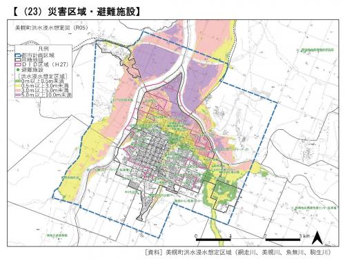 洪水浸水想定図