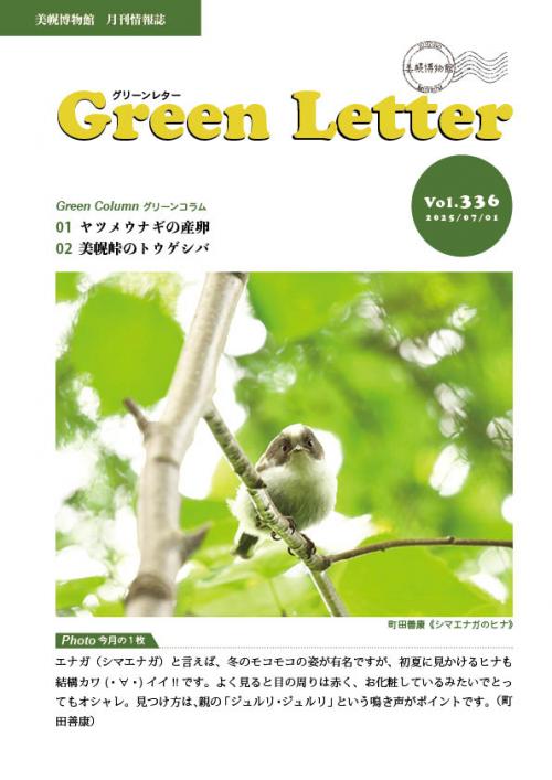 グリーンレターVol.336号の表紙画像