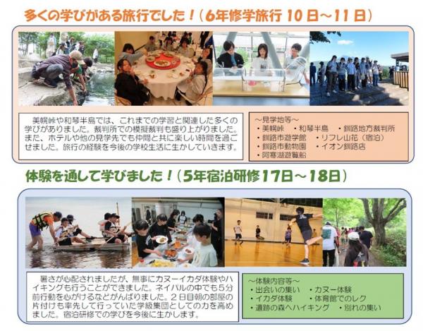 修学旅行宿泊学習記事