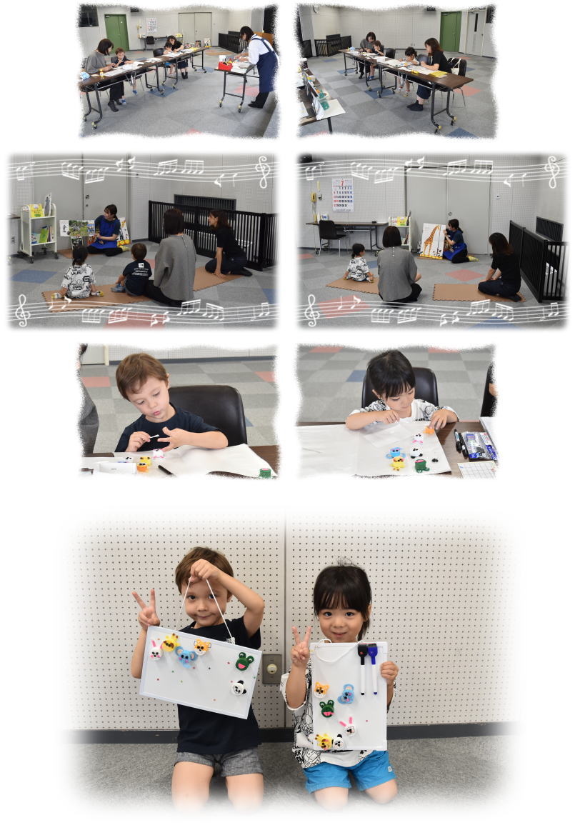 アニマルマグネット工作のひろば写真