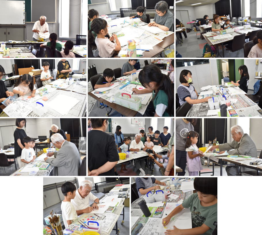 手づくり絵本講習会一日目写真