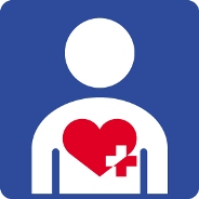 ハートプラスマークの画像