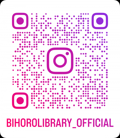 図書館公式インスタグラムQR画像