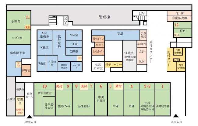 １階案内図