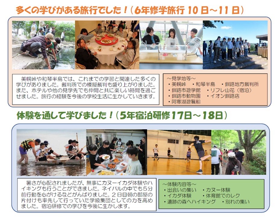 修学旅行宿泊学習記事