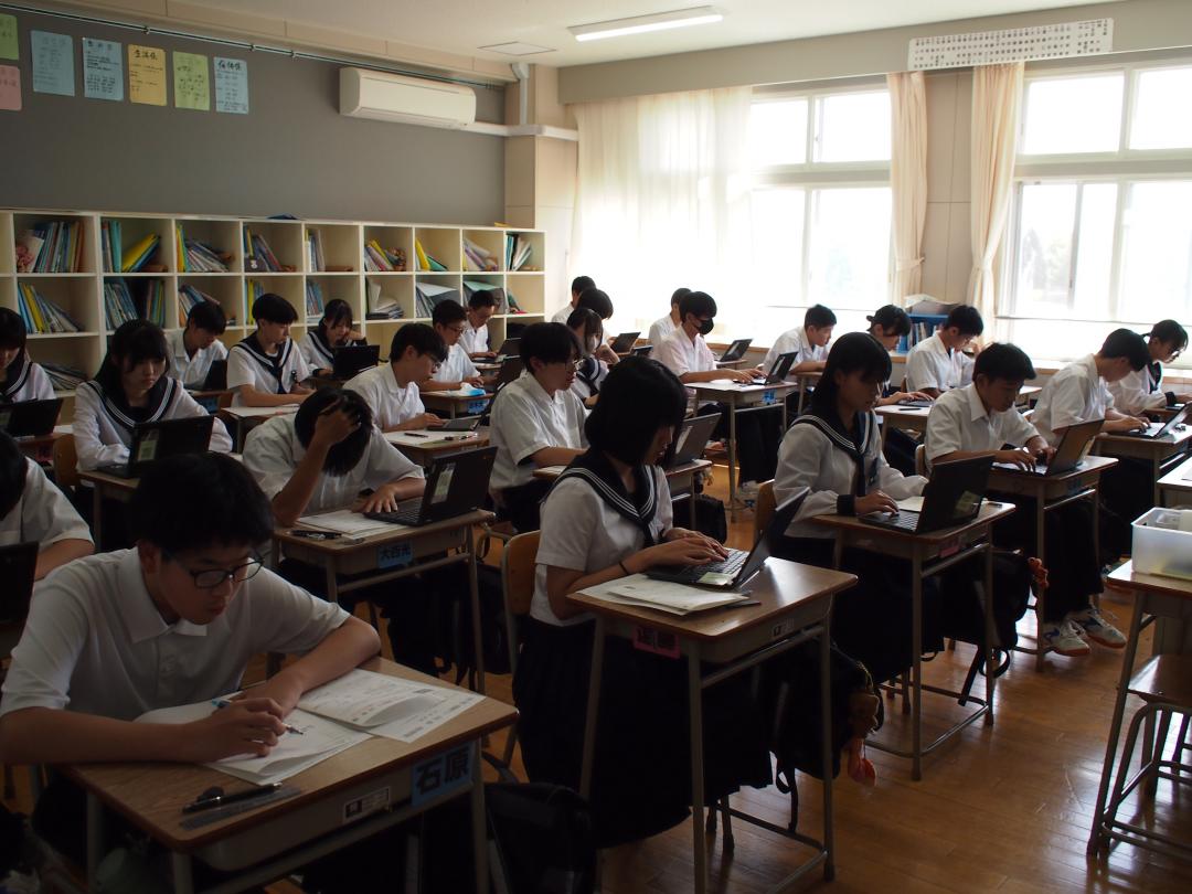 3年A組の様子