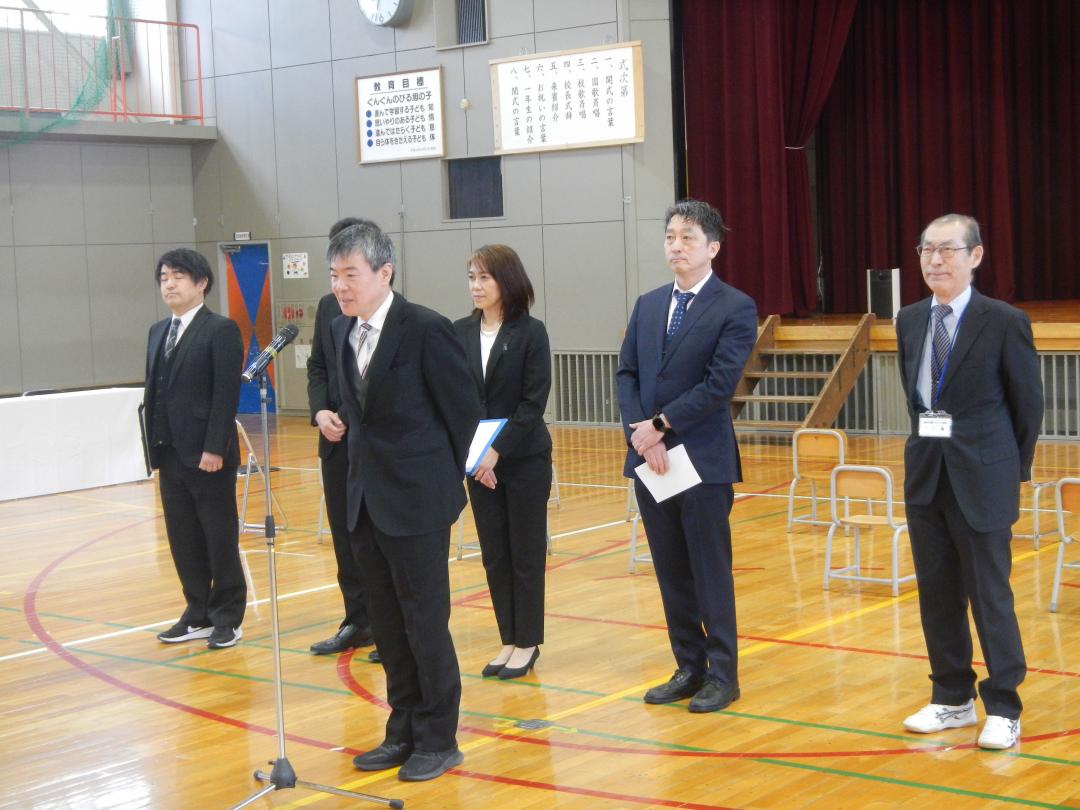 着任式写真